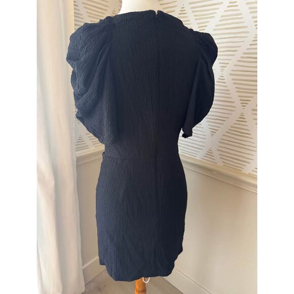 C/MEO Collective Women’s Medium Black Soaked Short Sleeve Mini Dress - Picture 7 of 10